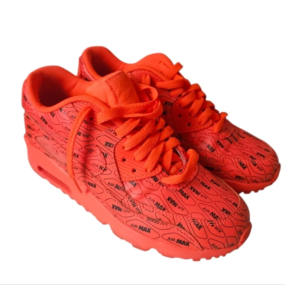 Nike Air Max 90 SE GS 'All Over Logo' 859560-600 Youth 6Y